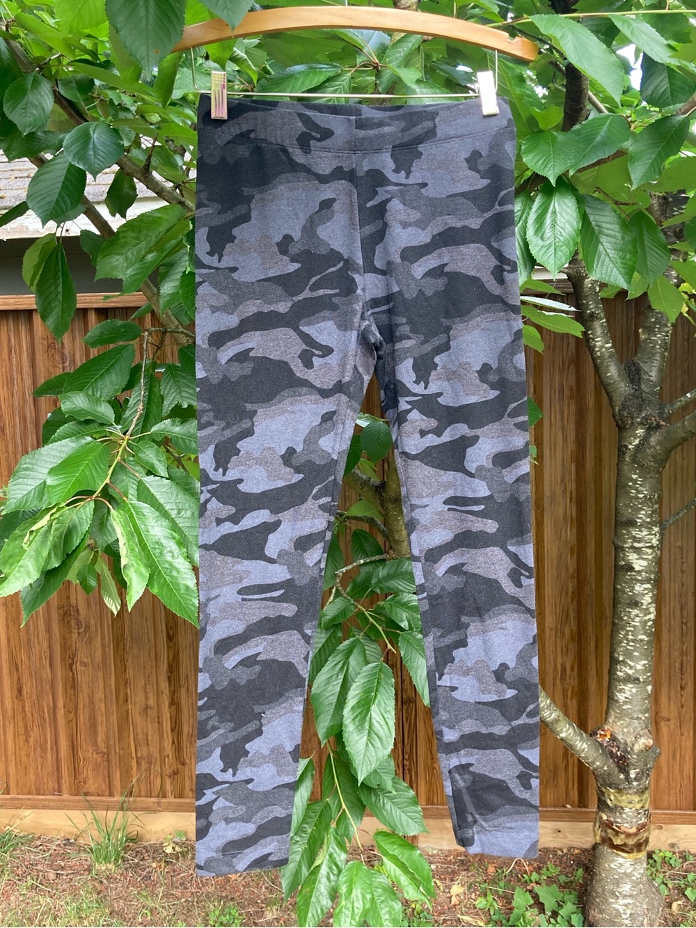 Black & Gray Camo Leggings